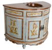 Blue Peruvian Copper Top Vanity