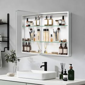 20*26 Medicine cabinet Surface Mount or Recess aluminium Bathroom Livingroom